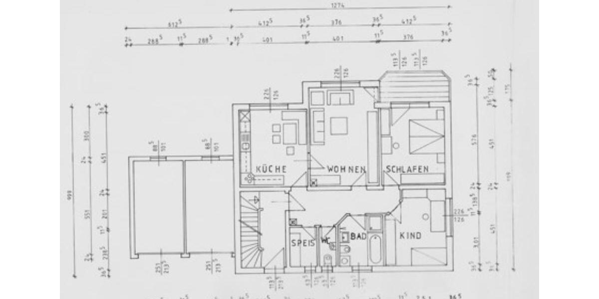 Etagenwohnung Ergoldsbach Langenhettenbach - 3 Zimmer, 97 m&sup2;, 950&euro; | Angebot:25875125