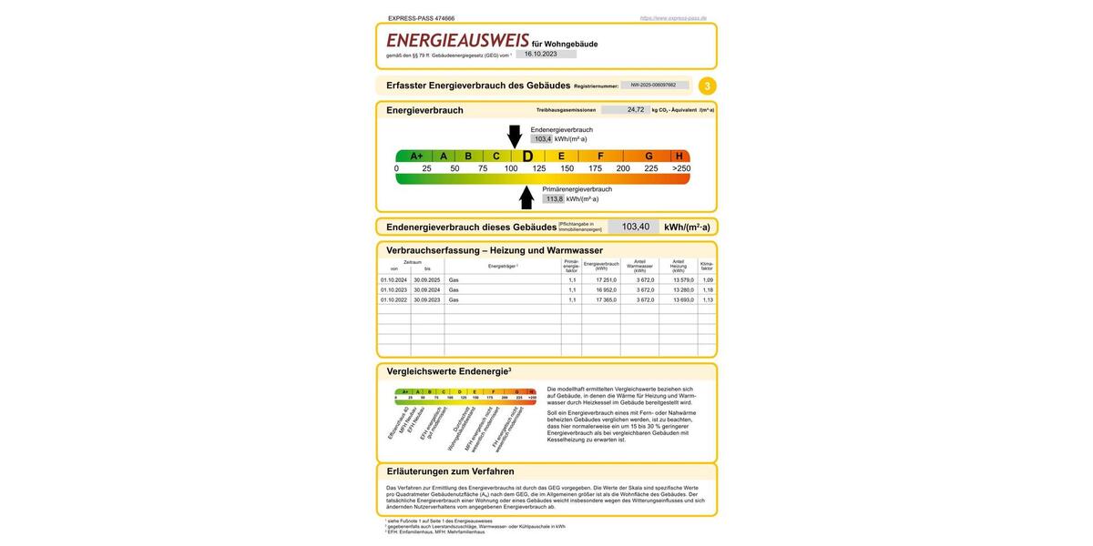 Reihenhaus Ense - 5 Zimmer, 153 m&sup2;, 359.000&euro; | Angebot:25341681