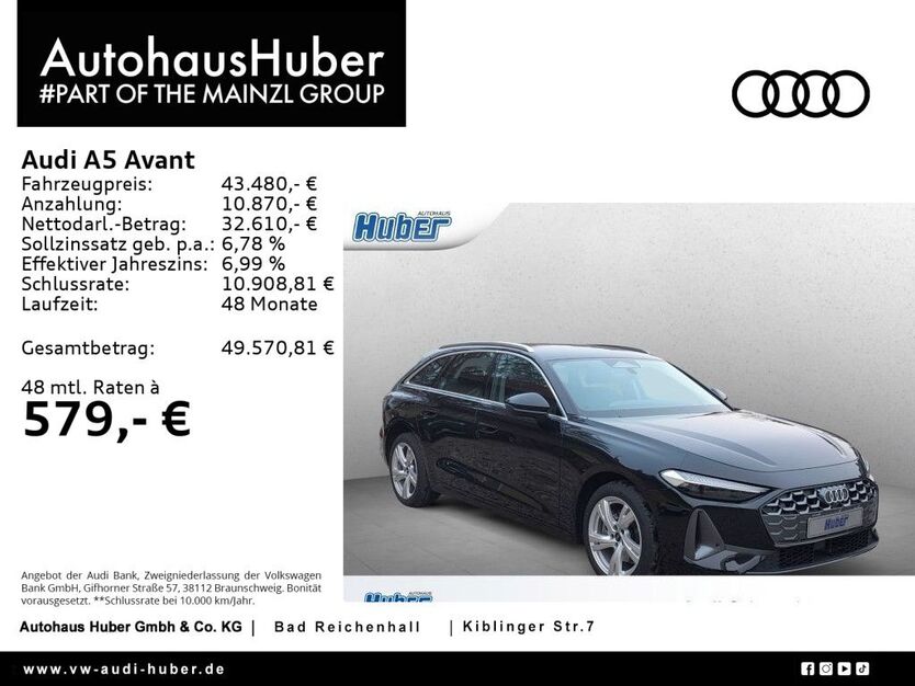 Audi A5 5.000 km 43.480 € Bad Reichenhall 83435