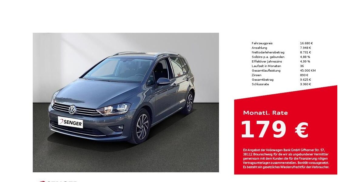 VW Golf Sportsvan 36.900 km 16.680 &euro; Bad Oldesloe 23843