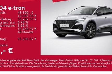Audi Q4 e-tron 6.989 km 47.480 &euro; Gersthofen 86368