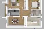 Etagenwohnung Ebersdorf bei Coburg - 3 Zimmer, 69 m&sup2;, 570&euro; | Angebot:26652289