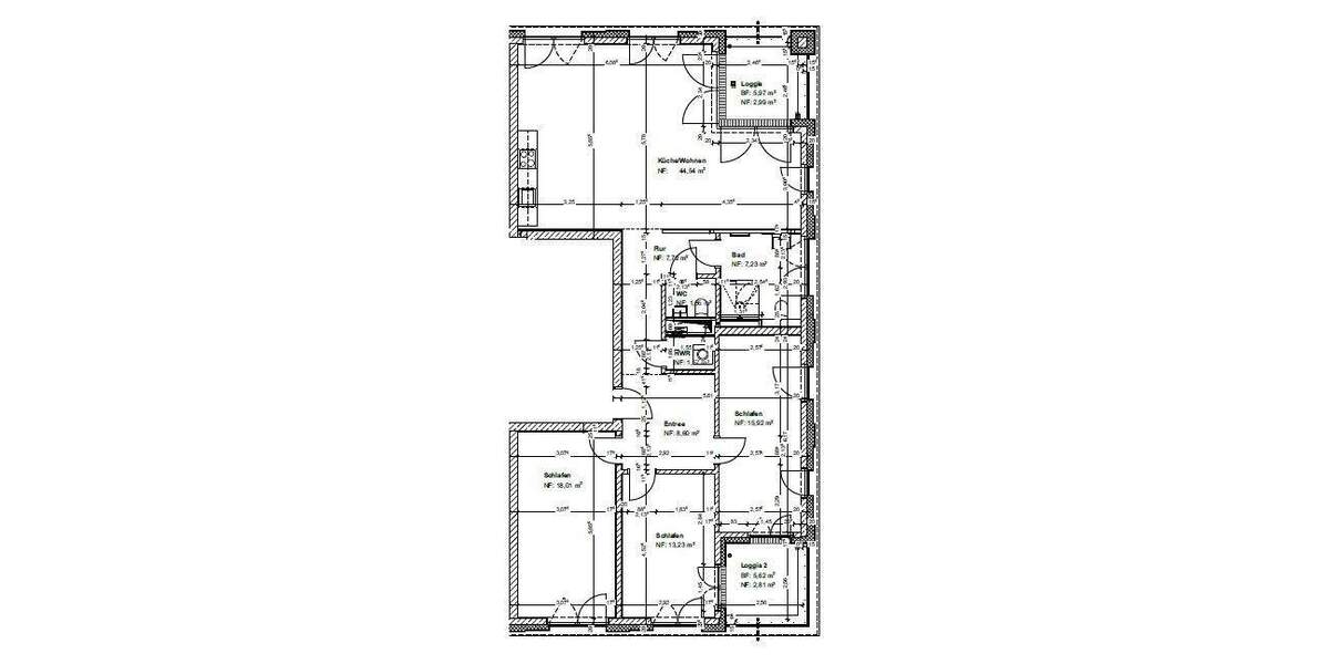 Etagenwohnung Hannover Döhren - 4 Zimmer, 125 m&sup2;, 1.750&euro; | Angebot:24696711
