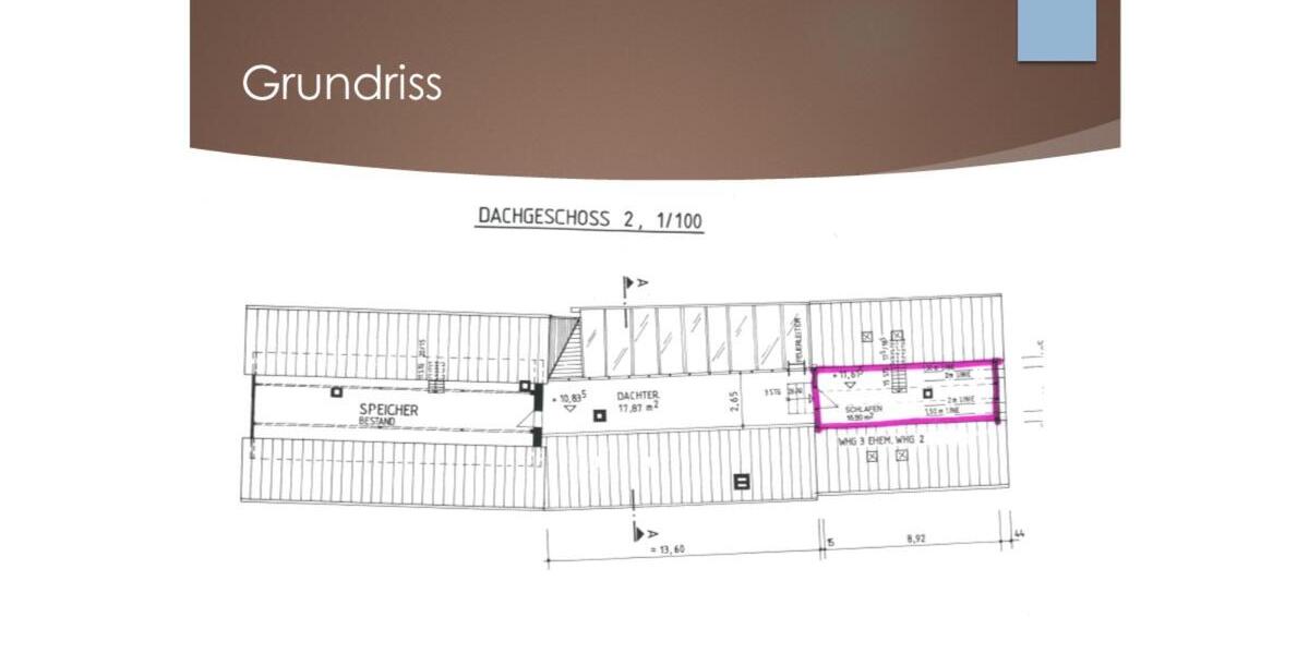 Dachgeschoßwohnung Günzburg - 3 Zimmer, 115 m&sup2;, 1.150&euro; | Angebot:25570696