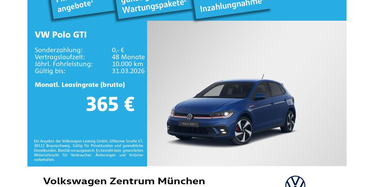 VW Polo 3.000 km 32.980 &euro; München 80807
