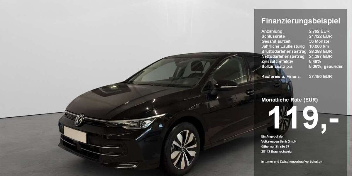 VW Golf 11.780 km 26.450 &euro; Regensburg 93055