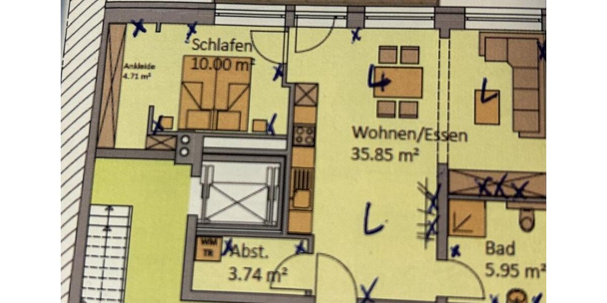 Etagenwohnung Meppen - 2 Zimmer, 65 m&sup2;, 186.000&euro; | Angebot:25884150