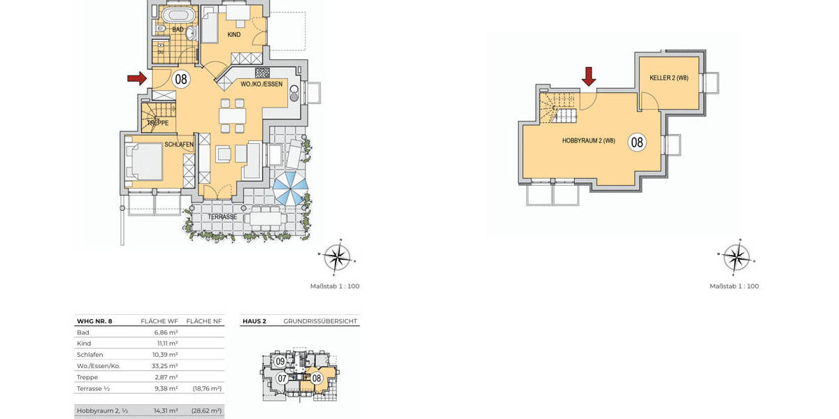 Etagenwohnung Olching - 4 Zimmer, 92 m&sup2;, 685.000&euro; | Angebot:25728486