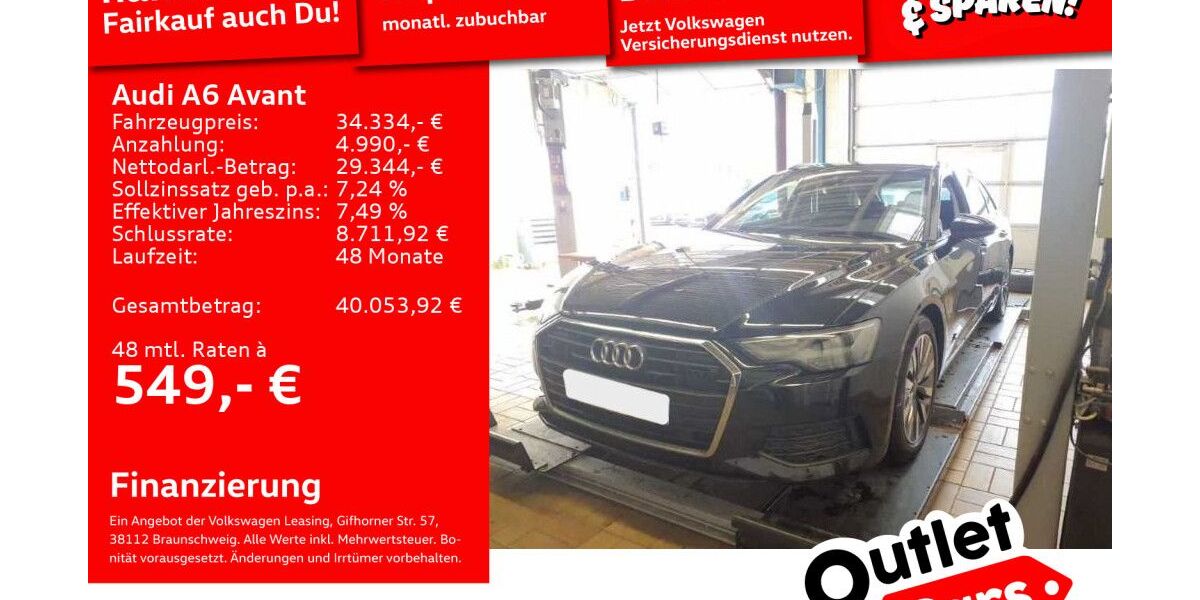 Audi A6 57.482 km 33.991 &euro; Weinheim 69469