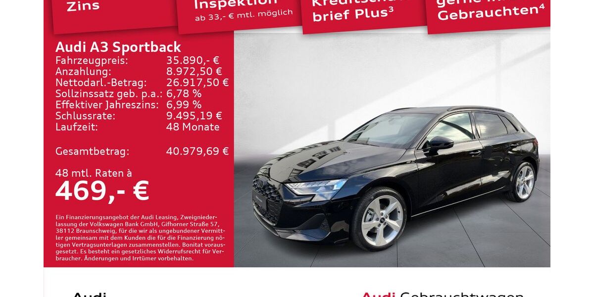 Audi A3 1.083 km 35.890 &euro; Dresden 01067