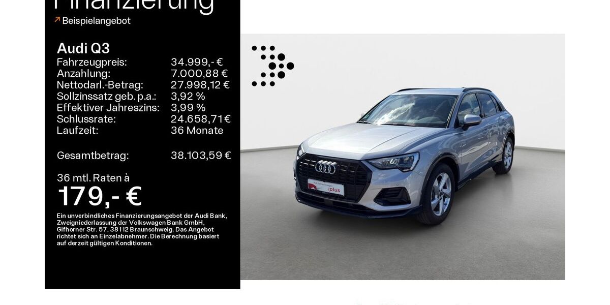 Audi Q3 2.900 km 34.999 &euro; Büdingen-Düdelsheim 63654