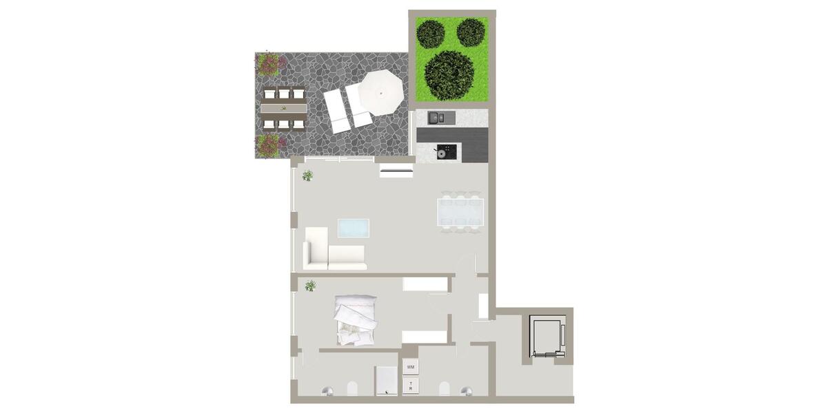 Attraktive Terrassenwohnung mit Panoramablick und Aufzug - in Herborns schönster Wohnlage 2 zimmer