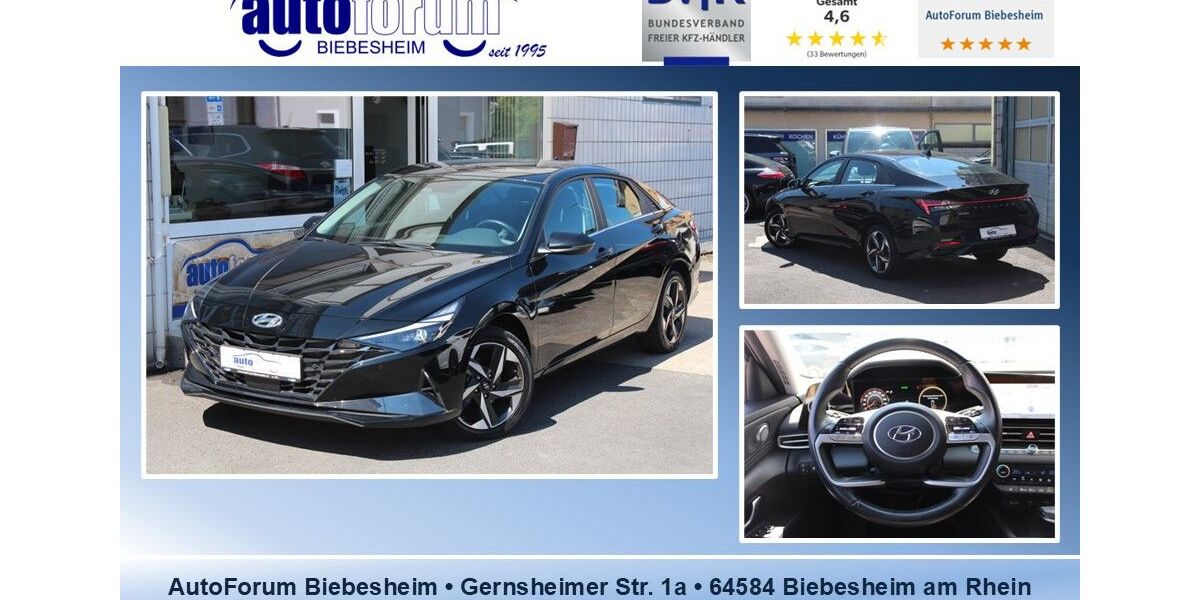 Hyundai Elantra 50.000 km 17.999 &euro; Biebesheim 64584