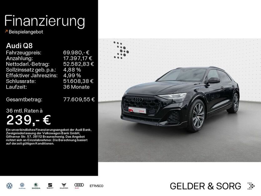 Audi Q8 28.650 km 67.980 € Ebern 96106