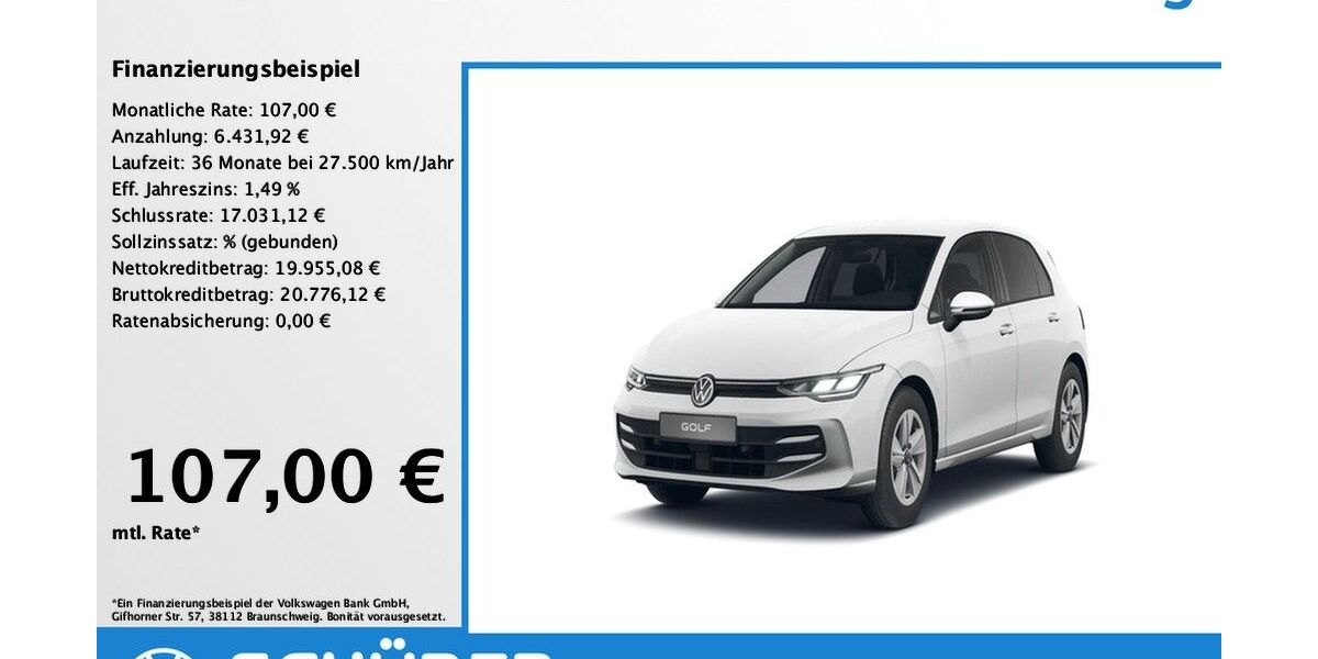 VW Golf 1.619 km 25.987 &euro; Dießen am Ammersee 86911