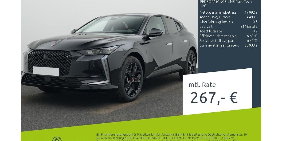 DS Automobiles DS4 36.855 km 22.490 &euro; Dülmen 48249