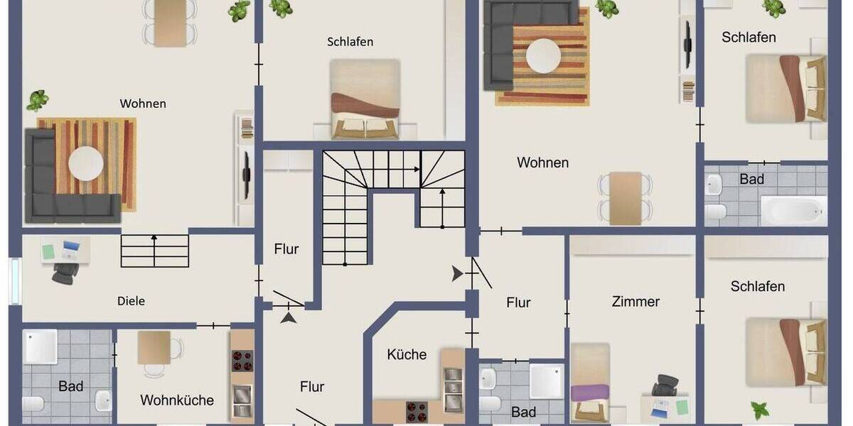 Mehrfamilienhaus, Wohnhaus Wahrsow Wahrsow - 1 Zimmer, 949.000&euro; | Angebot:25702703