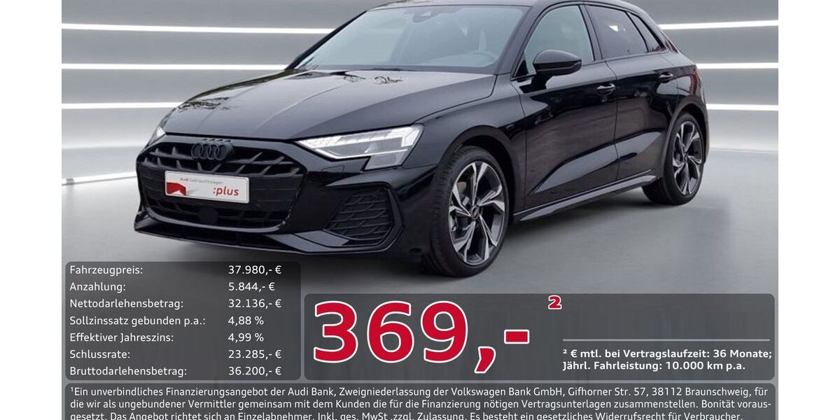 Audi A3 25.100 km 36.980 &euro; Ingolstadt 85057