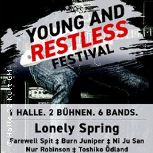 Young and Restless Festival - 1 Halle - 2 Bühnen - 6 Bands 14.03.2026 Halle 32