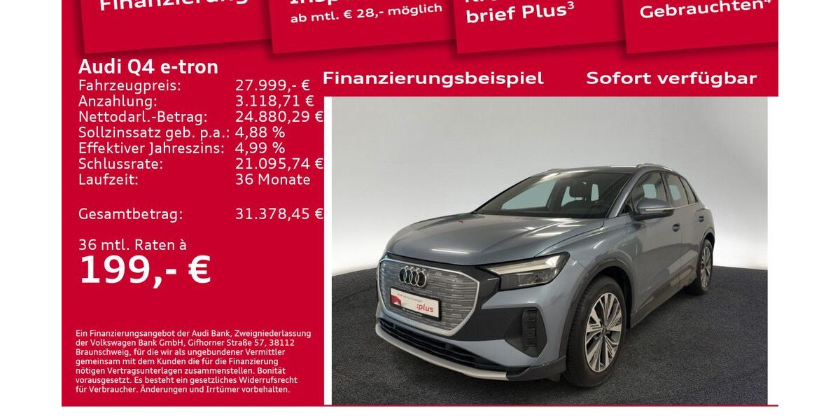 Audi Q4 e-tron 60.800 km 27.490 &euro; Berlin 12489