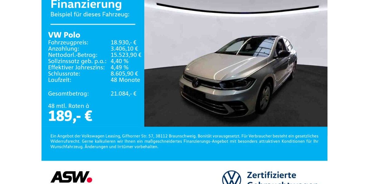 VW Polo 52.900 km 18.230 &euro; Neckarsulm 74172