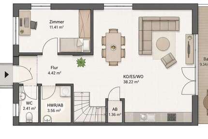 Wohnung Künzelsau - 4 Zimmer, 117 m&sup2;, 469.000&euro; | Angebot:26274594