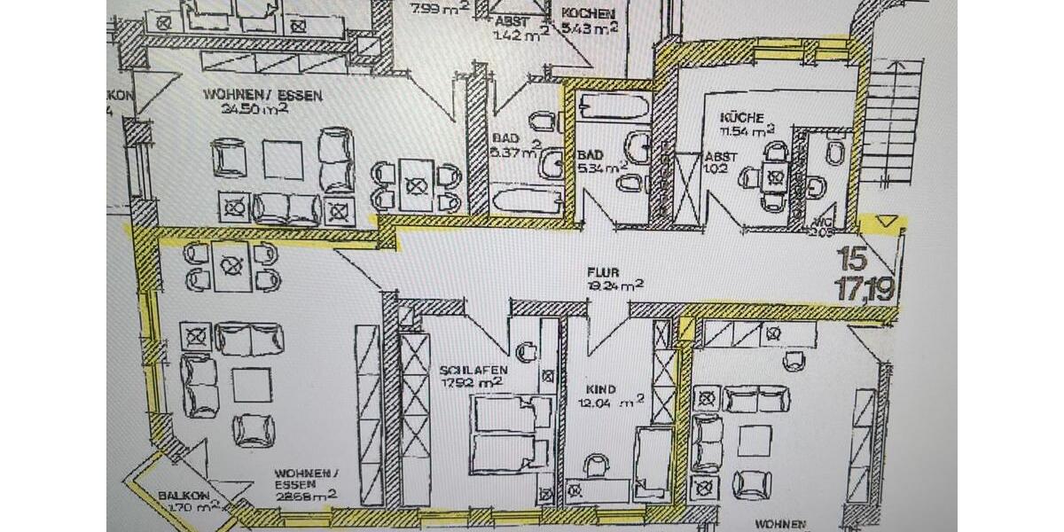 Etagenwohnung Kassel Vorderer Westen - 3.5 Zimmer, 102 m&sup2;, 449.000&euro; | Angebot:27144253