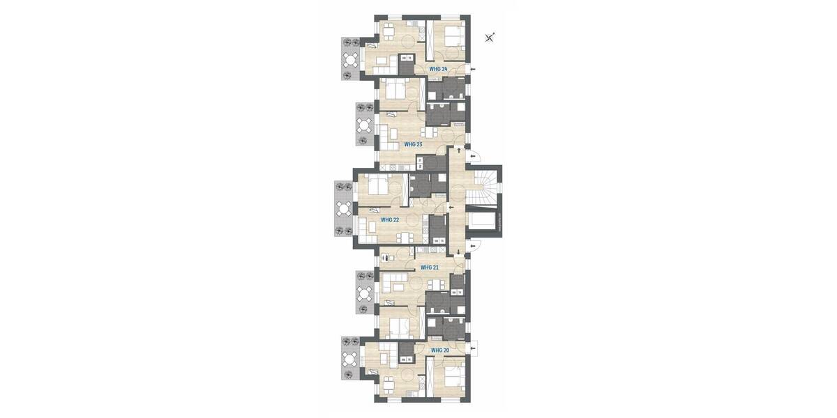 Etagenwohnung Werlte Wehm - 2 Zimmer, 55 m&sup2;, 203.000&euro; | Angebot:25736955