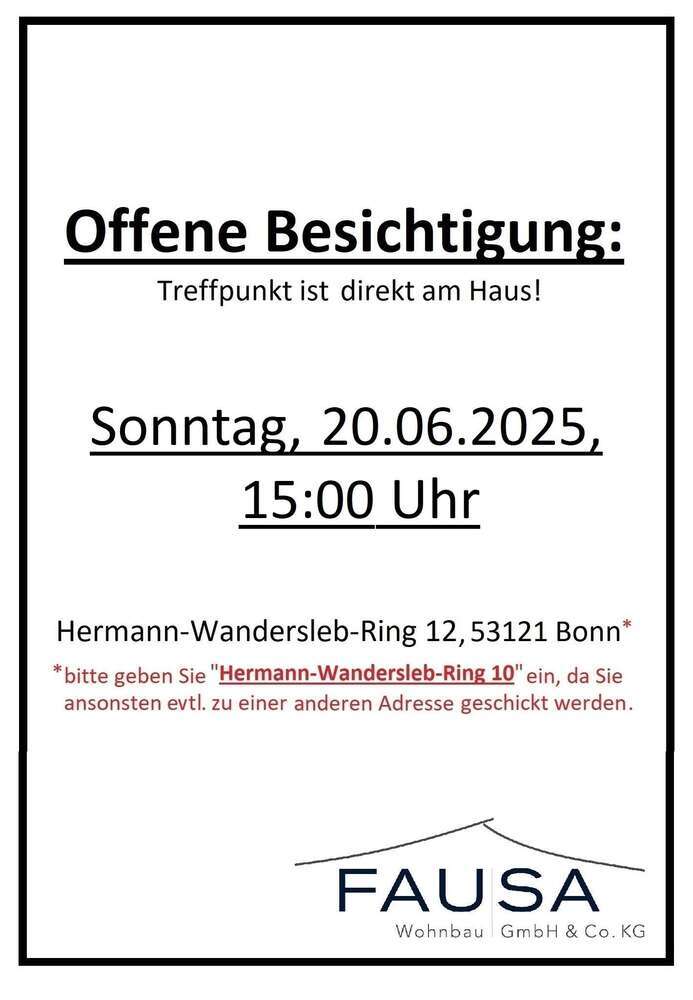 Wohnung zum Mieten in Bonn 395 € 20.5 m²
