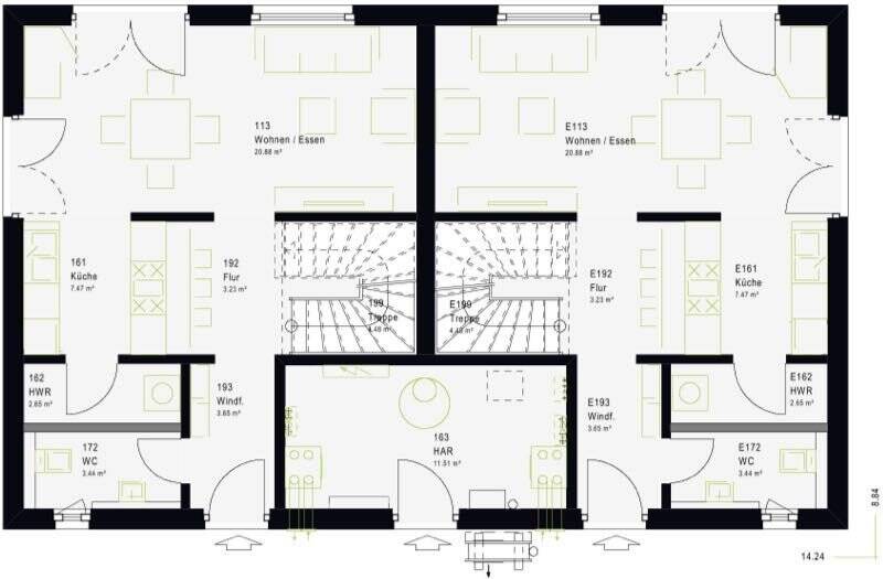 Einfamilienhaus Simmerath Kesternich - 1 Zimmer, 186 m&sup2;, 471.923&euro; | Angebot:26787894