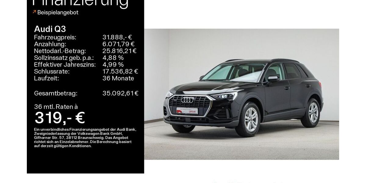Audi Q3 54.300 km 31.888 € Mühlheim 63165
