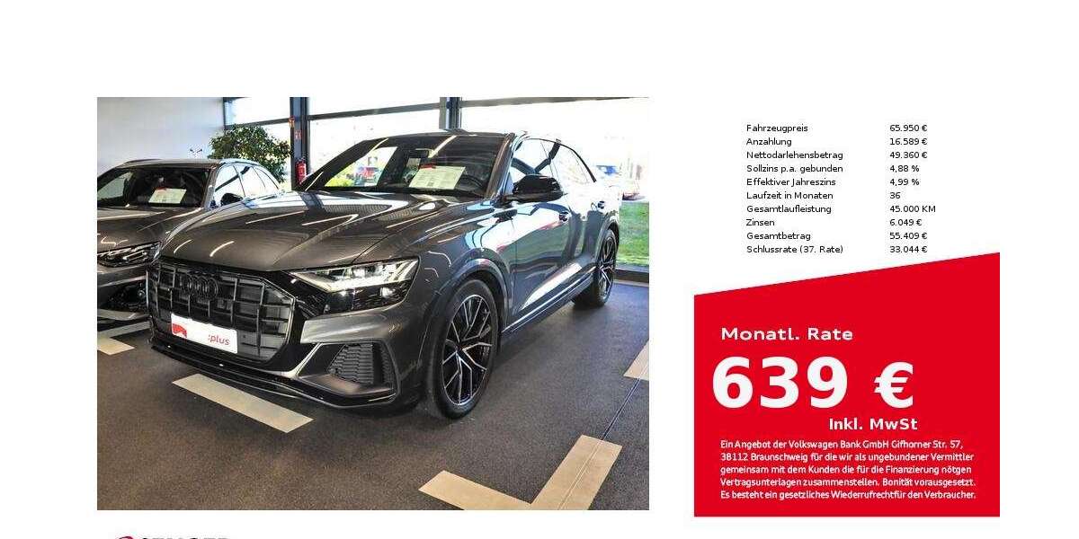 Audi Q8 69.950 km 65.950 &euro; Lübeck 23556