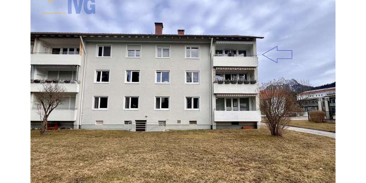 Etagenwohnung Füssen - 3 Zimmer, 70 m&sup2;, 249.000&euro; | Angebot:25109226
