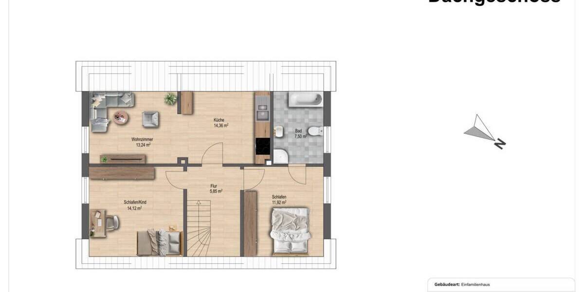 Einfamilienhaus Bramsche Ueffeln - 5 Zimmer, 144 m&sup2;, 285.000&euro; | Angebot:26054833