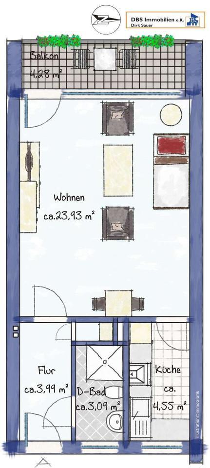 Schöne 1 Zimmer Wohnung mitten in Seevetal-Hittfeld ! zimmer