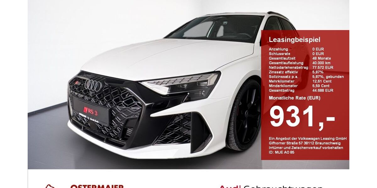 Audi RS3 3.500 km 76.680 &euro; Mühldorf am Inn 84453