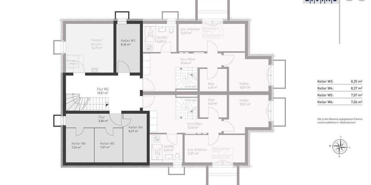 Etagenwohnung Vaterstetten Parsdorf - 3 Zimmer, 87 m&sup2;, 799.000&euro; | Angebot:25727006