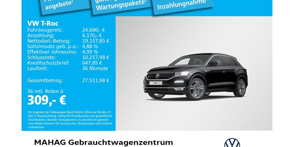 VW T-Roc 32.543 km 24.680 &euro; München 80935