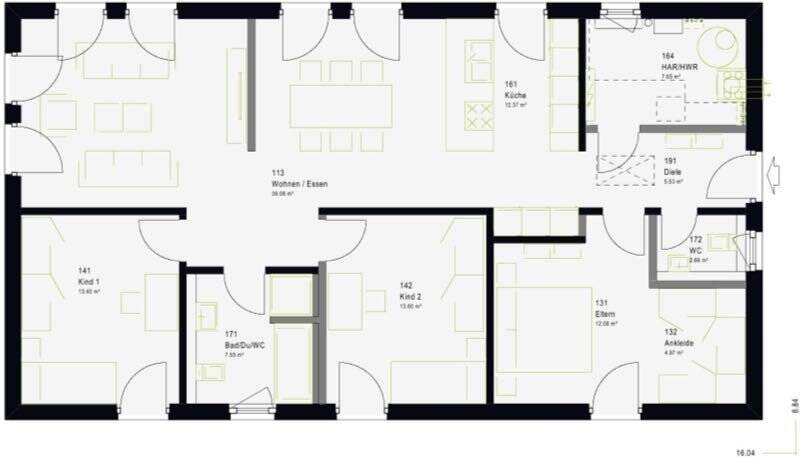 Bungalow Taucha - 4 Zimmer, 118 m&sup2;, 520.000&euro; | Angebot:26820432