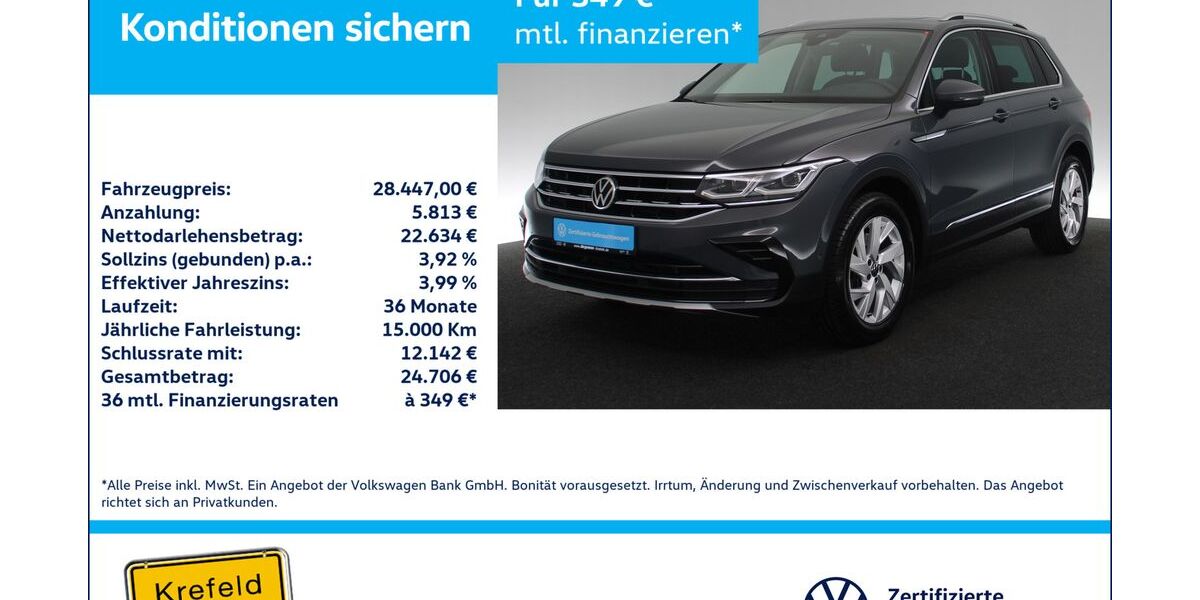 VW Tiguan 113.190 km 27.447 &euro; Krefeld 47803