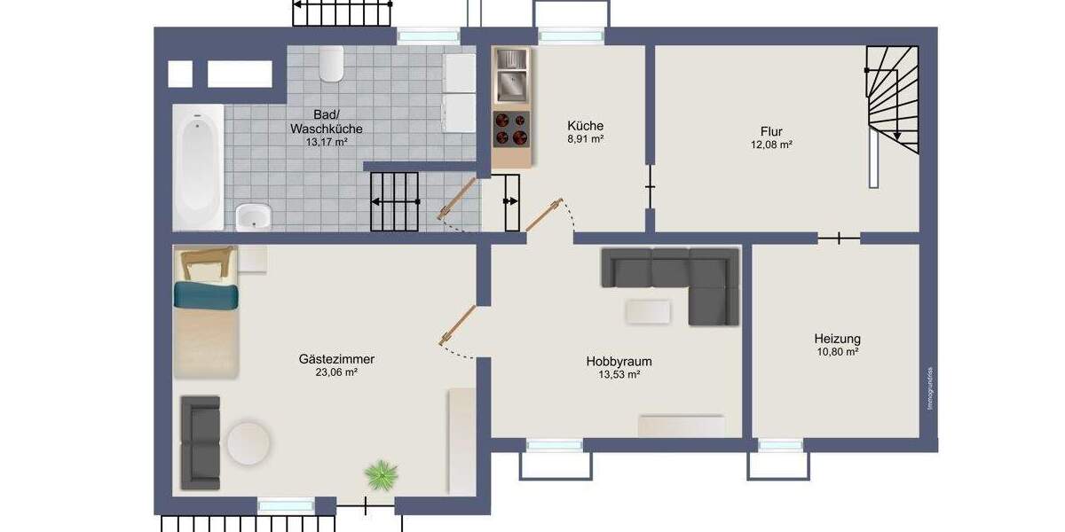 Doppelhaushälfte Offenbach am Main Bieberer Berg - 6 Zimmer, 163 m&sup2;, 770.000&euro; | Angebot:25229072
