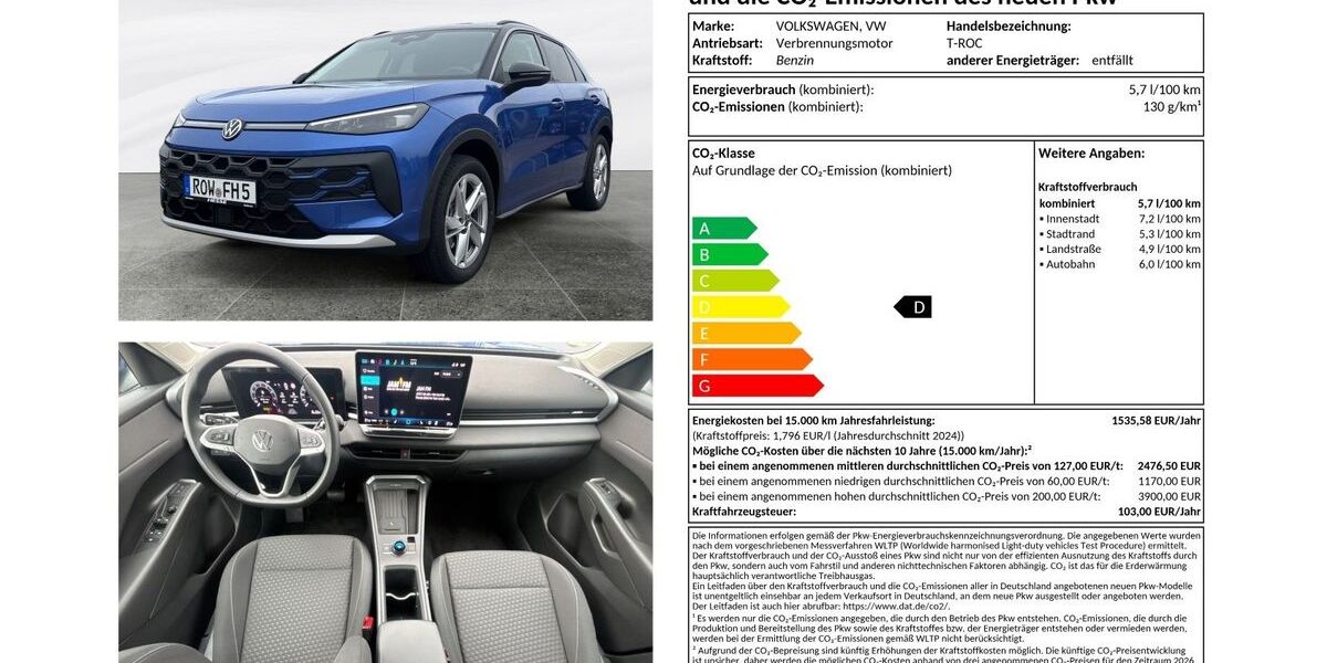 VW T-Roc 5.000 km 34.950 &euro; Sottrum 27367