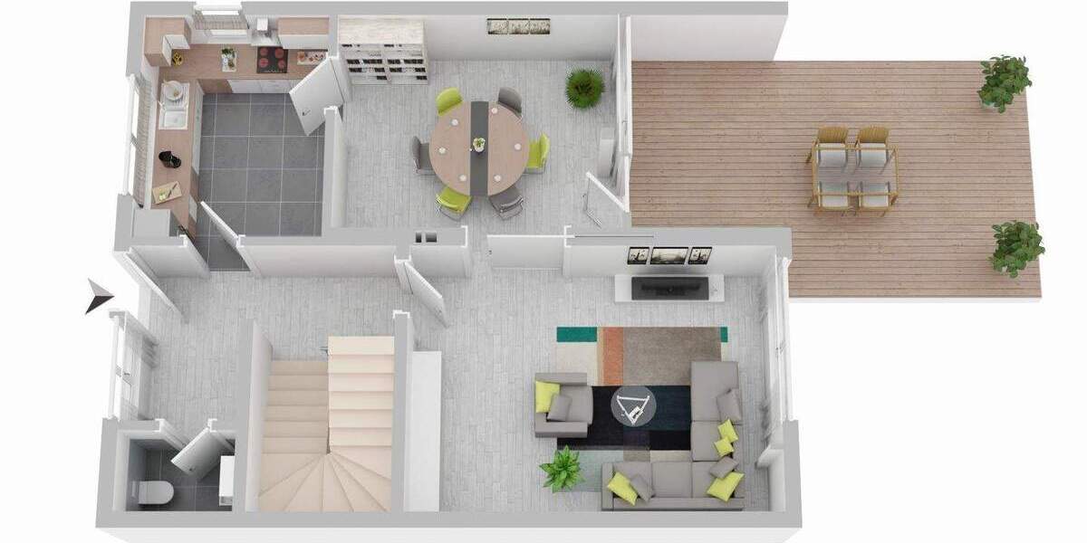 Reihenendhaus Krefeld Bockum - 5 Zimmer, 146 m&sup2;, 399.000&euro; | Angebot:25692294