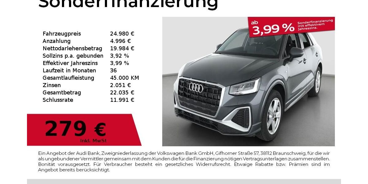 Audi Q2 6.562 km 24.980 &euro; Fürth 90763