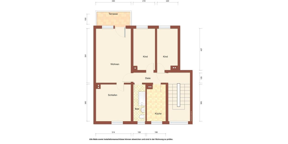 Etagenwohnung Löbau - 4 Zimmer, 69 m&sup2;, 453&euro; | Angebot:26365870