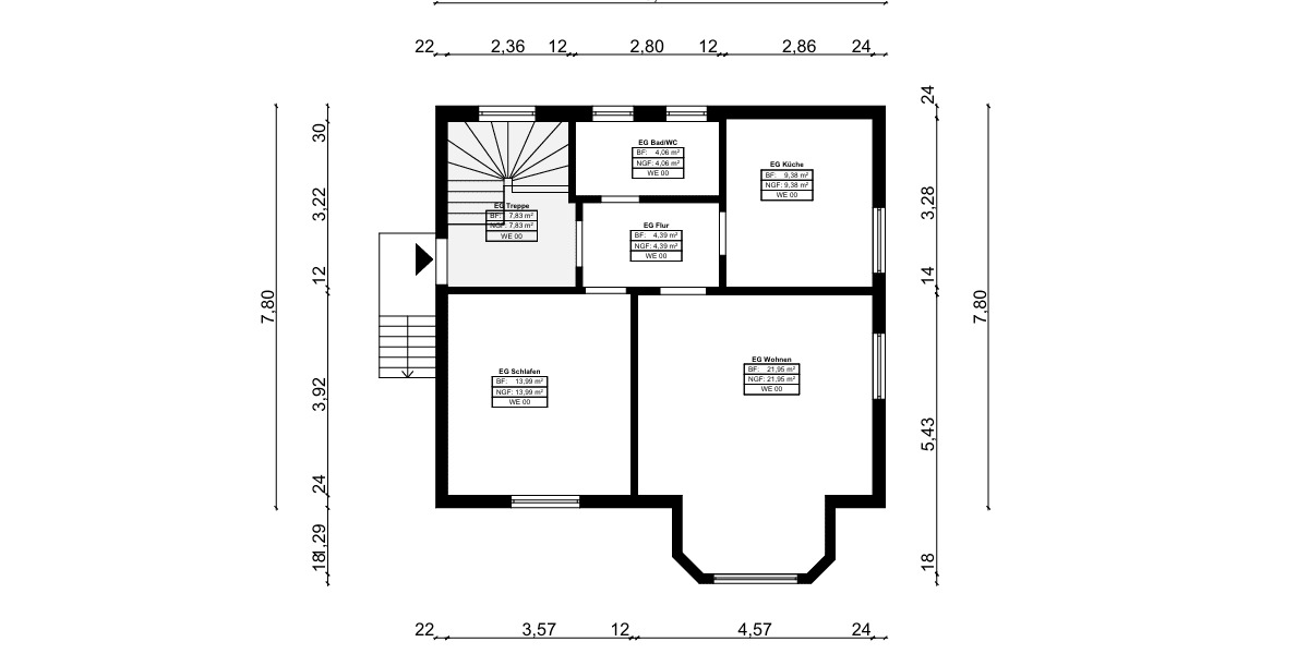 Mehrfamilienhaus, Wohnhaus Dresden Loschwitz/Wachwitz - 6 Zimmer, 138 m&sup2;, 529.000&euro; | Angebot:26834281