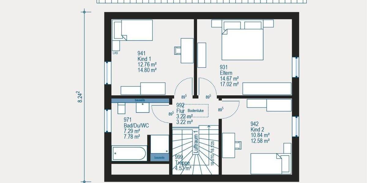 Einfamilienhaus Werdau - 3 Zimmer, 123 m&sup2;, 239.879&euro; | Angebot:26825729