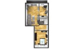 Etagenwohnung Dessau-Roßlau Dessau - 2 Zimmer, 57 m&sup2;, 330&euro; | Angebot:25148245