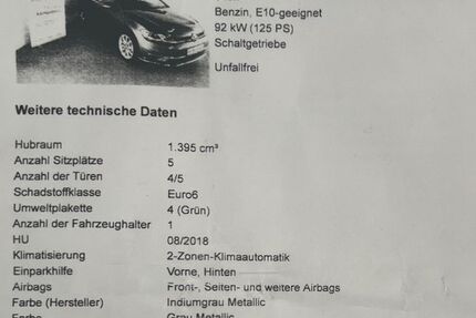 VW Golf 150.000 km 12.400 &euro; Lübeck 23554