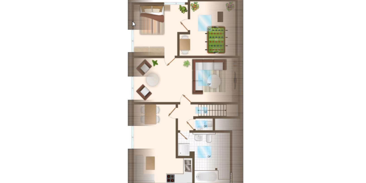 Dachgeschoßwohnung Winnenden - 3 Zimmer, 60 m&sup2;, 820&euro; | Angebot:25446951